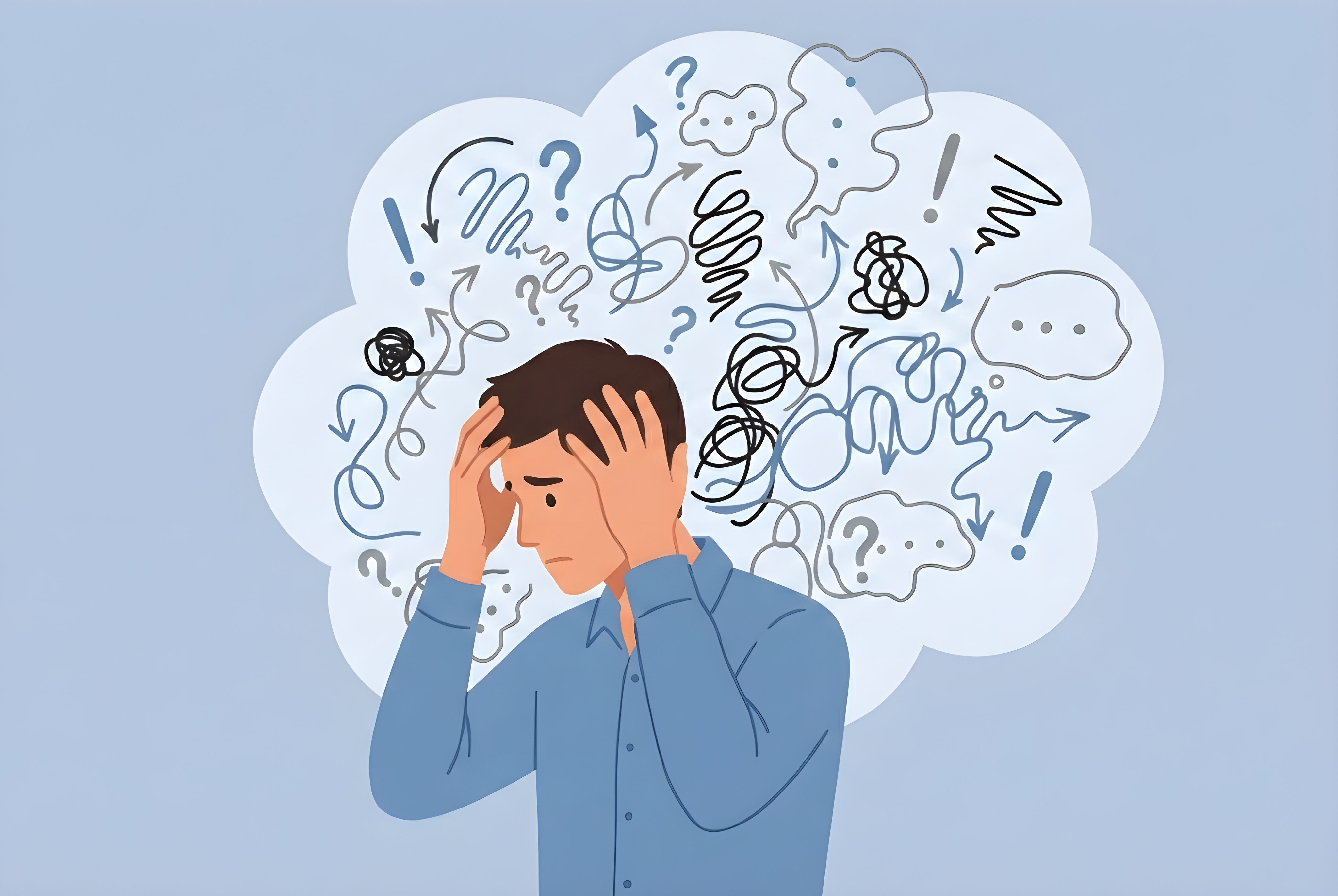 Illustration anxiété généralisée